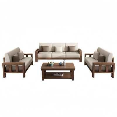 悦兴诚沙发组合(2+2+3+茶几)张