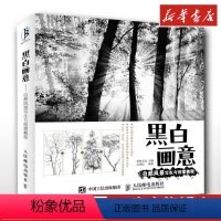 [正版]黑白画意 自然风景写生与创意教程 爱林文化,左登松 编 绘画(新)艺术 书店图书籍