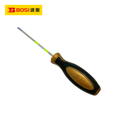 波斯(BOSI) 荧光系列螺丝批金钻系列一字 φ3×75mm 支