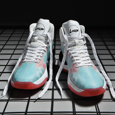 品牌高帮鞋男秋季莆田回到未来篮球运动鞋白色网面球鞋空军一号aj男鞋