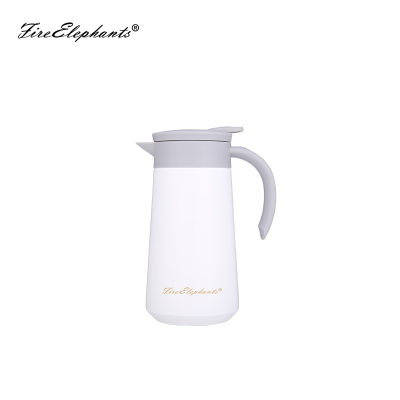 摩卡咖啡壶象牙白