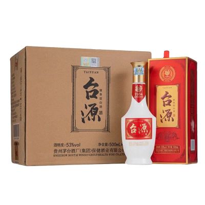 贵州茅台集团酱香型台源酒53度酱香型白酒500ml*6瓶礼盒装原箱正品