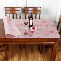 家柏饰(CORATED)中国风3D印花桌布防水防油免洗餐桌茶几垫长方形PVC水晶板软玻璃