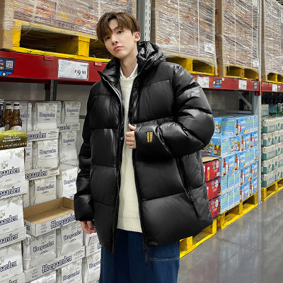 MESONGHUA冬季黑金款五格品牌羽绒服短款加绒加厚白鹅绒外套