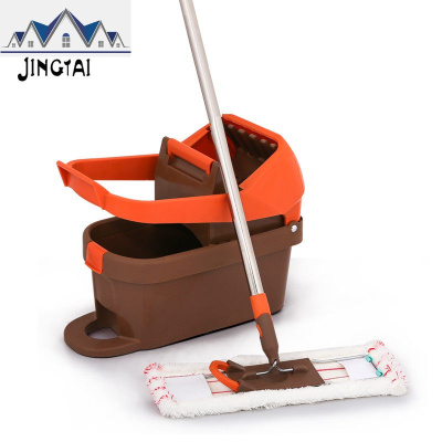 家用拖把桶旋转拖把免手洗双驱动干湿两用自动拖地桶拖布 三维工匠