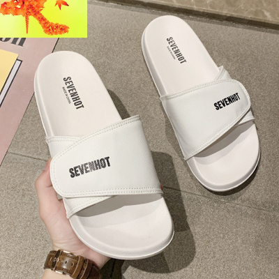 2019新款拖鞋男外穿时尚情侣韩版潮流男女拖沙滩防滑男士拖简畅