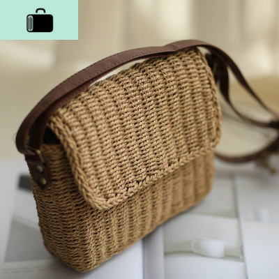 包包女2020新款日系女包斜跨可调节编包元气少女休闲沙滩度假包NEW LAKE女斜挎包