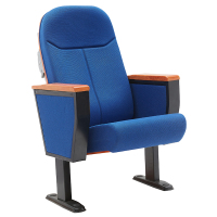 初嘉(CJ)礼堂椅会议椅场馆椅公共座椅阶梯教室椅单人位带写字板(B款)