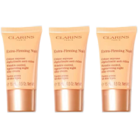 娇韵诗(CLARINS)焕颜弹力晚霜小样15ml*3瓶弹簧紧致滋润保湿提拉紧致焕颜晚霜