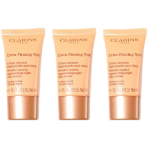 娇韵诗(CLARINS)焕颜弹力晚霜小样15ml*3瓶弹簧紧致滋润保湿提拉紧致焕颜晚霜