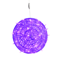 格瑞捷LED藤球挂灯 TQ-20CM-Z紫光 个