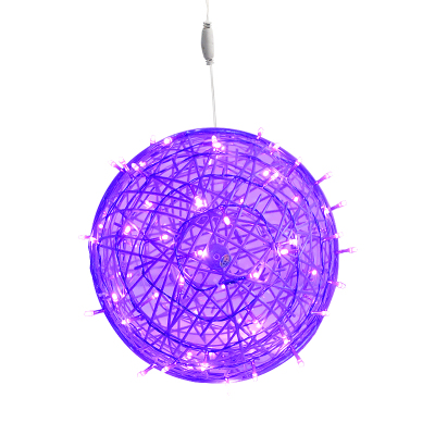 格瑞捷LED藤球挂灯 TQ-20CM-Z紫光 个