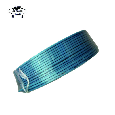 昆仑 电线450/750v ZR-BV6平方 蓝 /卷