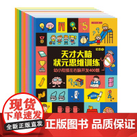 天才大脑状元思维训练&mdash;&mdash;幼小衔接左右脑开发400题(全10册)