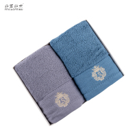 非草非木 纯棉毛巾套装礼盒 纯棉加厚毛巾2条装 FM-3169 (盒)