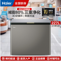 海尔冰柜海尔家用冰柜减霜家用大容量小型深冷速冻柜一级能效卧式冷柜海鲜冷藏冷冻柜BC/BD-227GHPG
