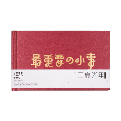 -拍立得相册3寸创意DIY插页相册影集纪念品生日M号 三维工匠 珠光天蓝M 20