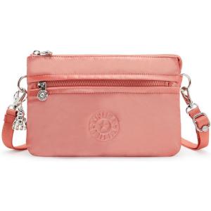 Kipling凯浦林斜挎包女大容量多口袋易于携带实用粉色闪亮质感 initial