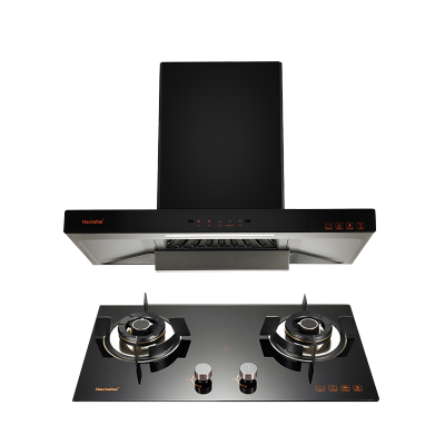 Haotaitai好太太烟灶套装XE01+X401液化气 22m³大风量挥手智控+智清洗4.8kW大火力可拆洗保洁炉头