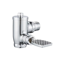 熙颖妮 铜大拐角脚踏冲洗阀 TDGJF-1个