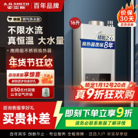 史密斯 16升燃气热水器 不锈钢换热器8年包换 负压燃烧更安全 恒温大水量 家用5系列