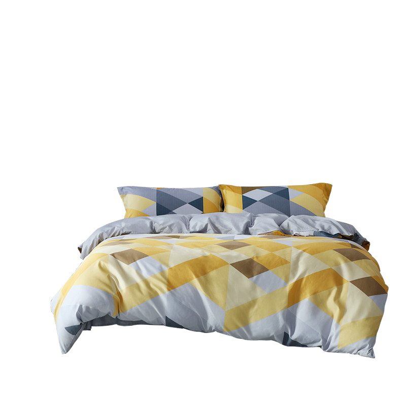 水星家纺 全涤-磨毛四件套DH舷音-S04 200cmx230cm/gd/套