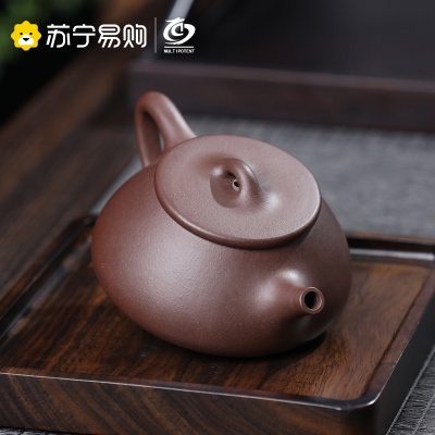 元青茶壶(MULTIPOTENT)宜兴紫砂茶具功夫茶壶紫砂壶单壶泡茶壶 石瓢壶