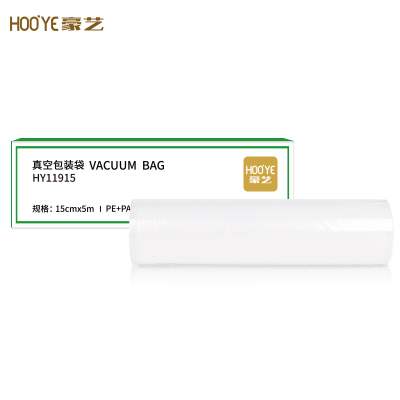 豪亿(HooYe)HY11915包装袋塑料袋真空包装袋食品真空保鲜袋真空机塑封纹路袋15cm*5m卷装