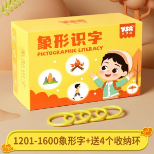 儿童识字卡片3000字幼儿园象形看图汉字宝宝早教启蒙认字全套玩具