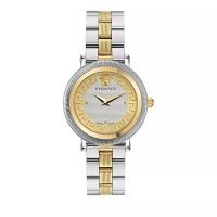 Versace/范思哲女士石英防水金 tone不锈钢双色腕表商务休闲多功