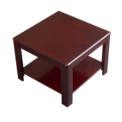锦北 茶几客厅双层长几短几小户型边桌沙发边几喝茶桌子 A款短几
