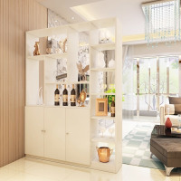 欧式餐边柜白色餐厅酒柜鞋柜一体靠墙客厅隔断玄关简约多功能