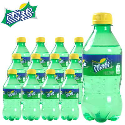 雪碧柠檬味碳酸汽水饮料汽水饮品PET300ml*12瓶迷你可口可乐