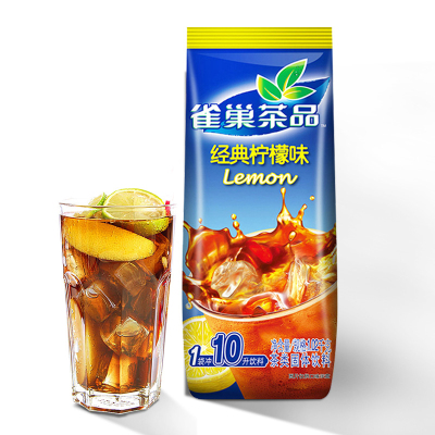 雀巢茶品柠檬味冰爽茶1020g经典茶品冰红茶果维C柠檬红茶味果汁饮料粉