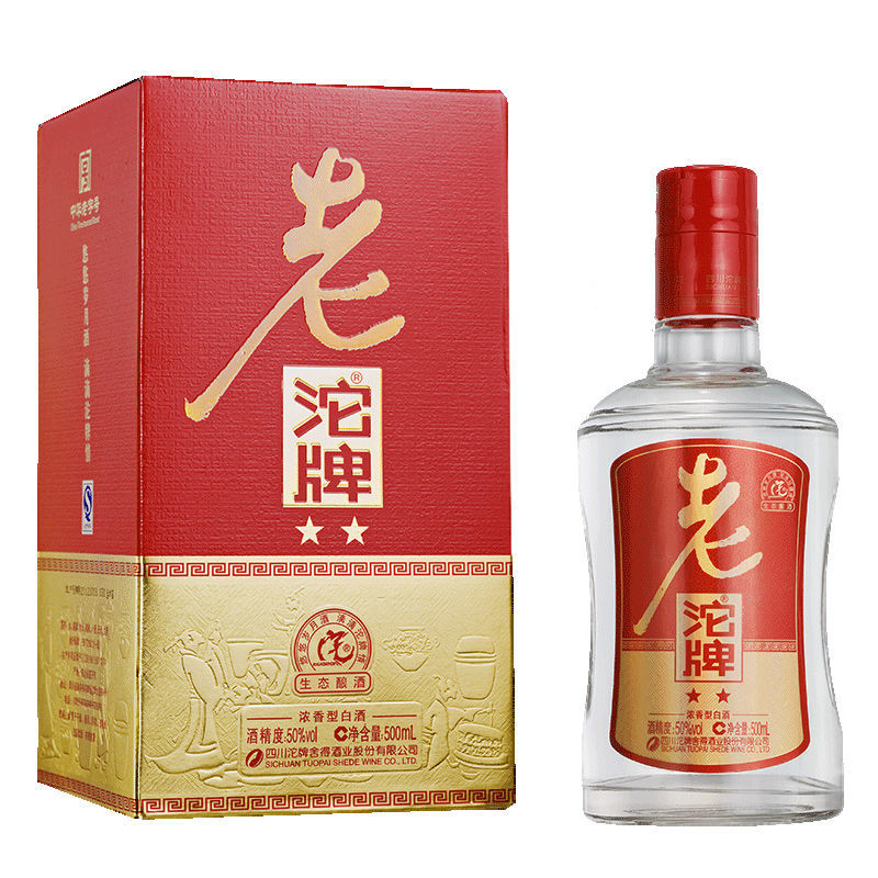 沱牌舍得 二星老沱牌50度500ml单瓶装 浓香型白酒