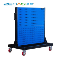 振奥 工具架物料收纳架挂板工具墙挂架(1090x960x610 mm 双面移动(3方孔1百叶))