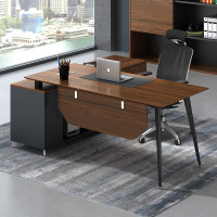 域赢办公家具经理桌现代简约老板桌职员单人办公桌大班台主管桌1.6m ZW-31