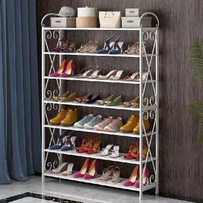 简易鞋架家用经济型宿舍防尘鞋柜省空间组装家里人小鞋架