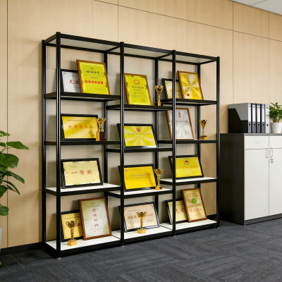 易企采 荣誉展示架30*200*200CM 奖牌奖杯证书手办置物架 单位:组 货期:7天