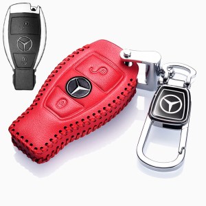 [补贴10%]适用于2020款奔驰E300L钥匙套E260L E200 E350真皮汽车专用钥匙包汽车钥匙包