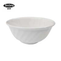 晏邦 密胺斜纹碗 5寸 直径130*60mm 1个