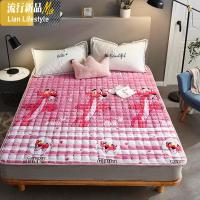 床垫软垫法兰绒珊瑚绒冬天毛绒床褥垫褥子垫一米八五被褥铺底垫背 三维工匠