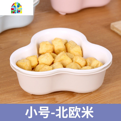 火锅拼盘三角双层厨房洗菜盆家用塑料大号蔬菜篮子装水果盆 FENGHOU 小号(北欧蓝)洗菜篮洗菜篮