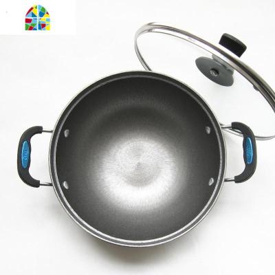 22cm小铁锅迷你24cm老式铸铁锅平底农家生铁锅宝宝辅食中式炒菜锅 FENGHOU 26cm双耳无盖(适合1-2人炒锅