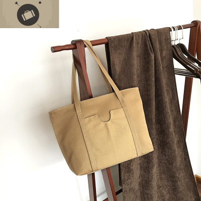 大容量百搭时尚文艺职业女士包韩版帆布上班工作公文包手提单肩包艾狄伊娃手提包