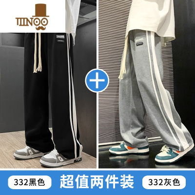 YANXU青少年休闲运动裤14初中生16高中学生裤子男孩卫裤15大童帅气男装