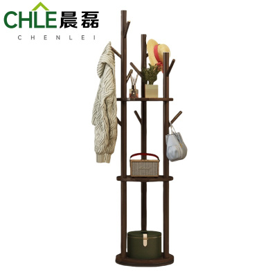 晨磊 衣帽架 40*40*165cm(胡桃色) 个