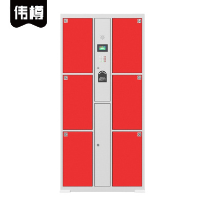 伟樽电子存包柜指纹识别6门850*460*1800mm台