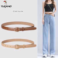 啄木鸟皮带女夏季装饰真皮正品牛皮裤带百搭ins风女士时尚细腰带