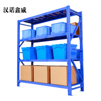 汉诺鑫威仓库仓储货架四层金属五金货架家用中型重型置物架展示架子180KG